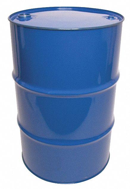 Transport Drum Steel 34.875 in H Blue