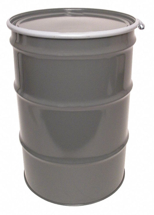 Transport Drum Steel 34.5 in H Gray
