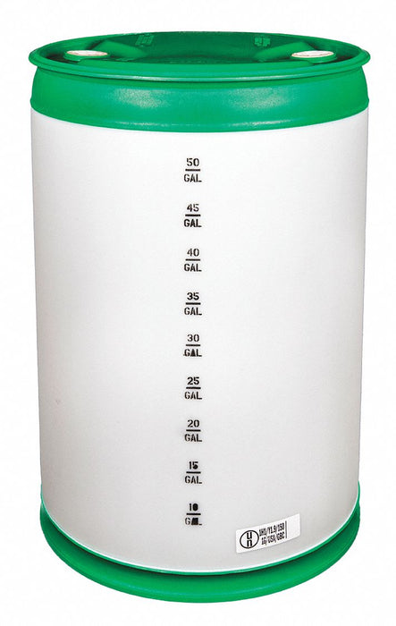 Transport Drum HDPE 35 in H Green