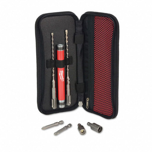 Hammer Drill Bit Set (2)Cutter Heads 7PC