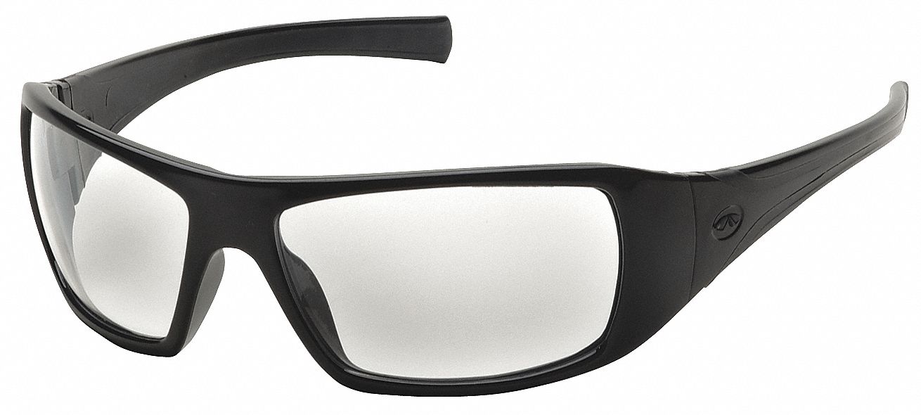 SafetyGlasses Clear ScratchResistant Blk
