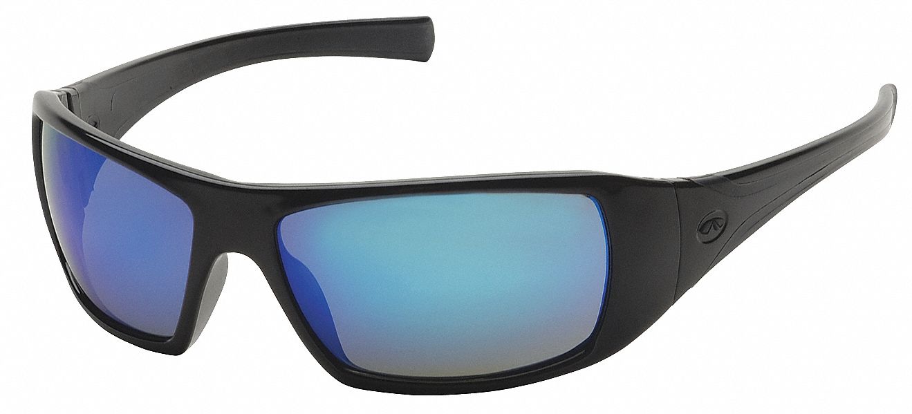 SafetyGlasses Blu ScratchResistant Blk