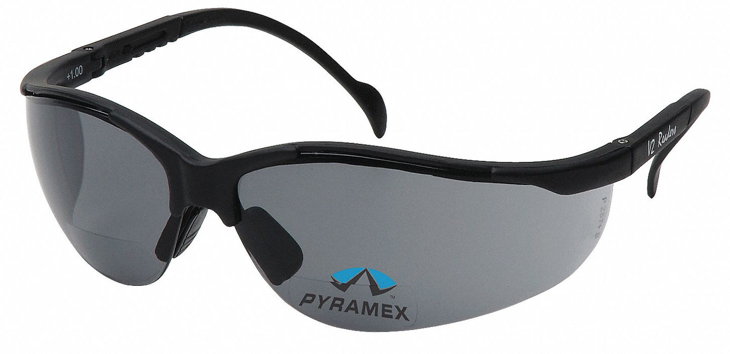 ReaderSafetyGlasses GrayLens +2.0