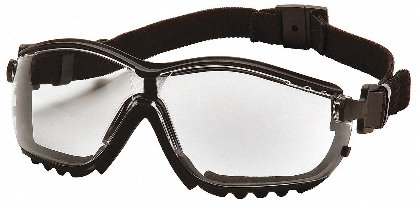 Safety Goggles Nylon Clear Wraparound