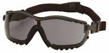 Safety Goggles Nylon Gray Wraparound