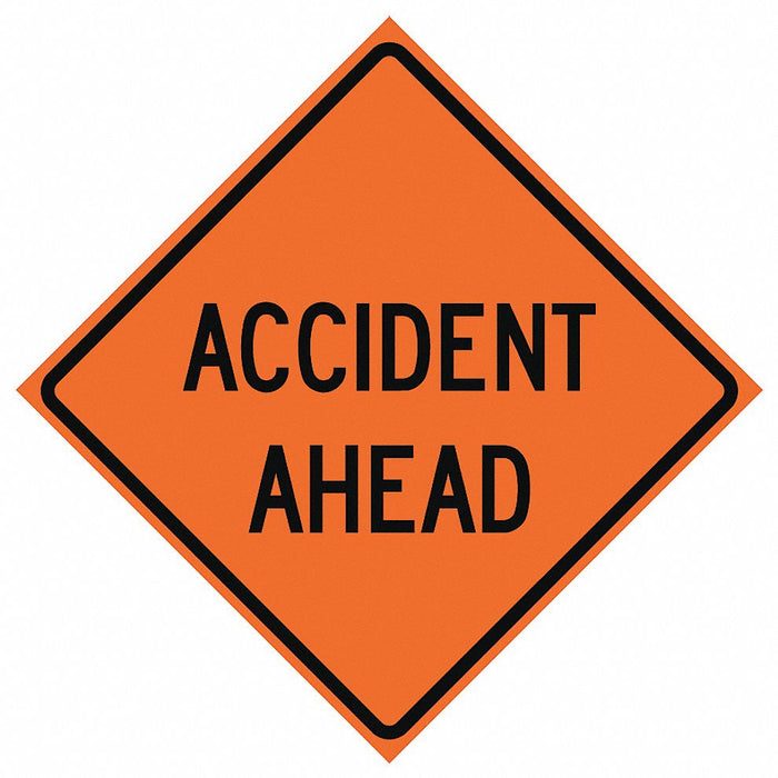 G7231 RollUpTrafficSign 36inx36in Orange