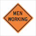 RollUpTrafficSign 48inx48in Orange
