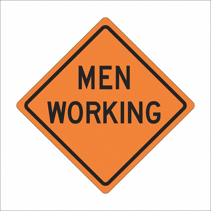RollUpTrafficSign 36inx36in Orange