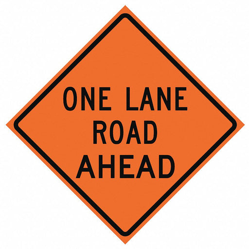 G7242 One Lane Road Traffic Sign 36 x 36 
