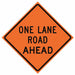 G7242 RollUpTrafficSign 36inx36in Orange