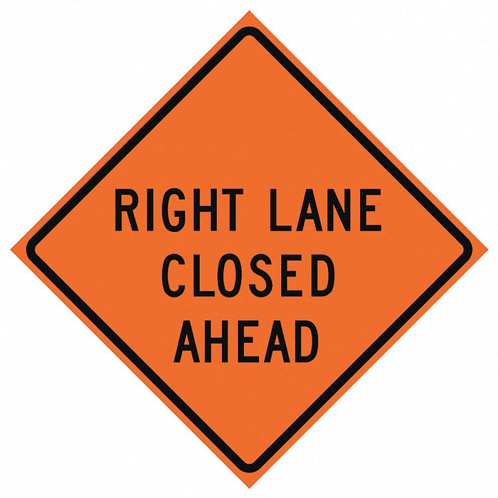 G7243 RollUpTrafficSign 48inx48in Orange