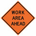 RollUpTrafficSign 48inx48in Orange