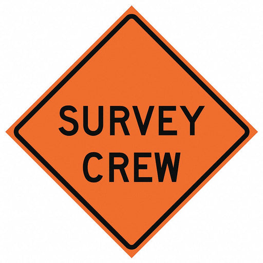Survey Crew Traffic Sign 36 x 36 