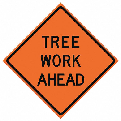 Tree Work Ahead Traffic Sign 36 x 36 