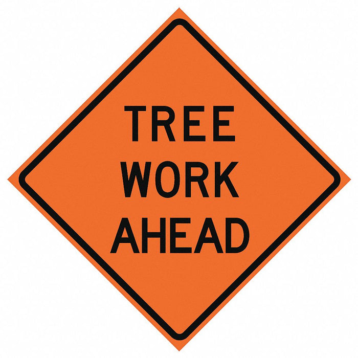 RollUpTrafficSign 36inx36in Orange