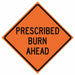 RollUpTrafficSign 48inx48in Orange