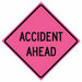 RollUpTrafficSign 48inx48in Pink