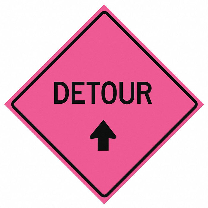 Detour Traffic Sign 36 x 36 