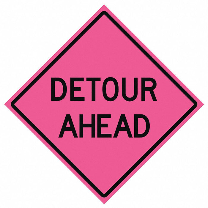 Detour Traffic Sign 48 x 48 