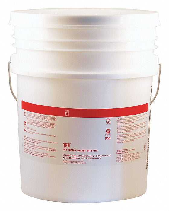 Pipe Sealant 5 gal White 500F