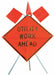 Sign Stand Steel 15 in Maximum Mast H