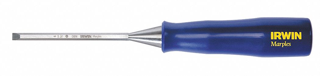 Wood Chisel 1/4 x 3-1/2 In Blue