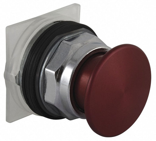H4539 MushroomHeadPushButton Red NonIllum 30mm