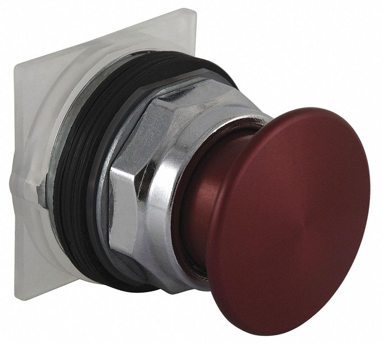 H4539 MushroomHeadPushButton Red NonIllum 30mm