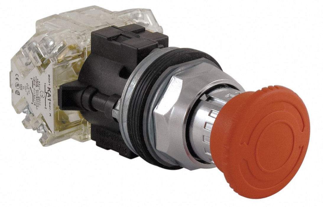 EmergencyStopPushButtn NonIllum Red DPDT