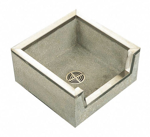 Sq Mop Basin Drop Front 36x36 SS Trim