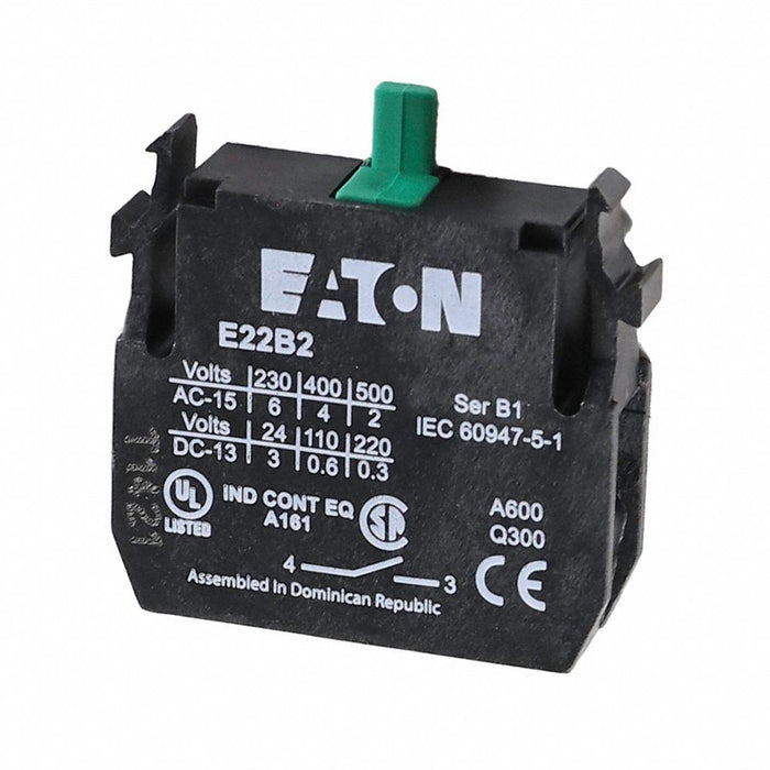 Contact Block Black 1NO 22 mm E22