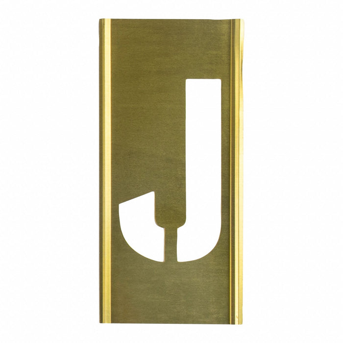 Individual Stencil Letter Brass