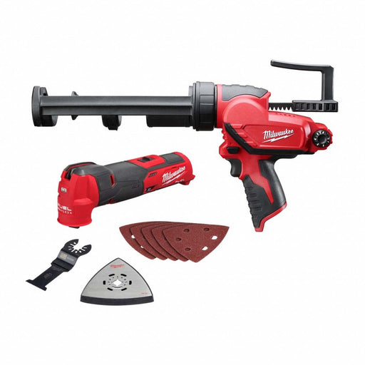 M12 Caulk Gun + Oscillating Multi-Tool