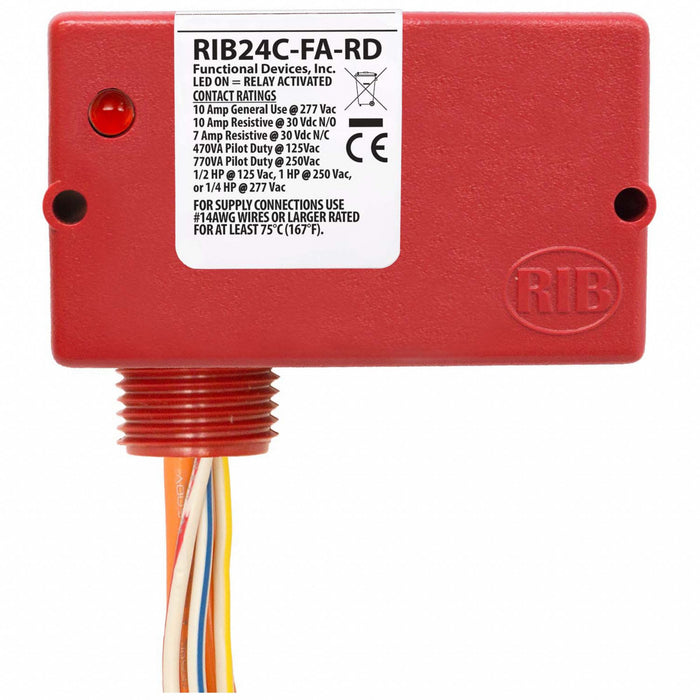 Enclosed Relay SPDT Polarized 24V AC/DC