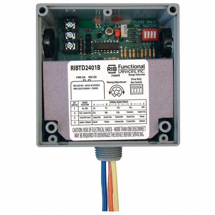 Time Dly Rly 20A SPDT 120VAC Dry Contact