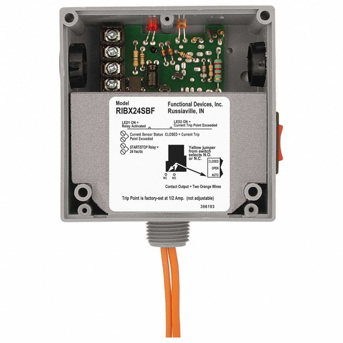 Enclsd 20A Rly/Current Switch Adjustable