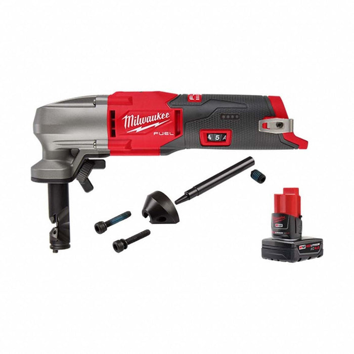 M12 FUEL Nibbler + Die Set + 4.0 Battery