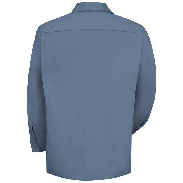 Men's Long Sleeve Wrinkle-Resistant Cotton Work Shirt