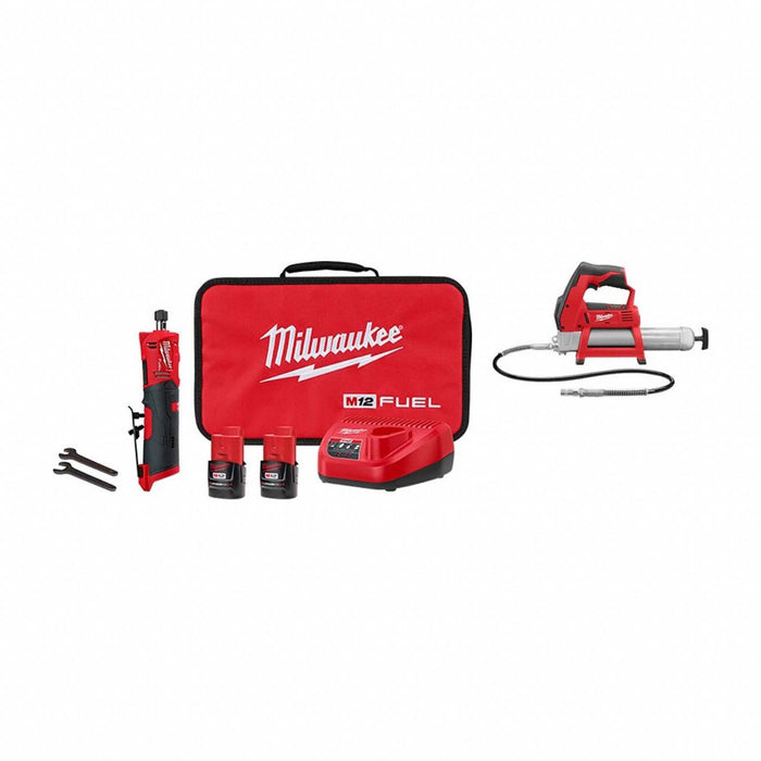 M12 FUEL Die Grinder Kit+ M12 Grease Gun