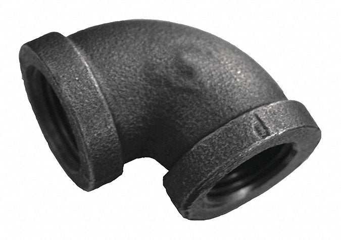 Black Elbow 90 Degree 3/4 In