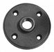 Black Floor Flange 1/2 In