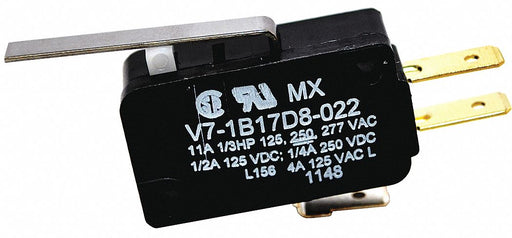 MiniSnapActionSwitch RollerLever 1NO/1NC
