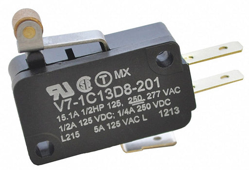 MiniSnapActionSwitch RollerLever 1NO/1NC