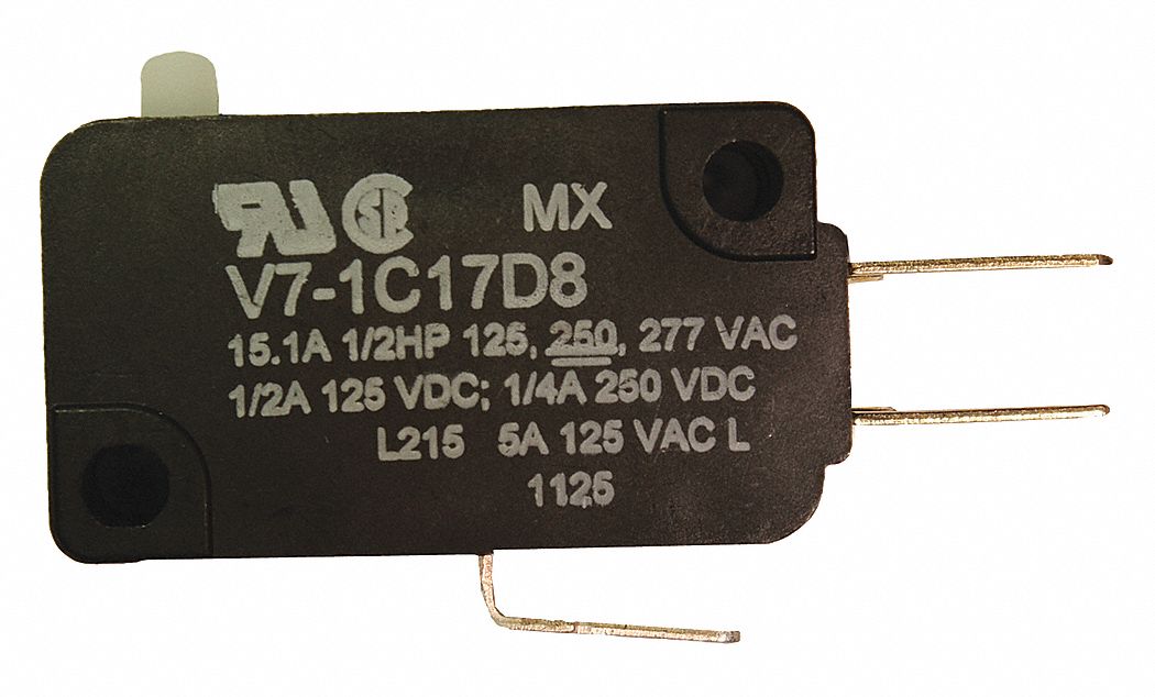 MiniSnapActionSwitch Plunger 1NO/1NC