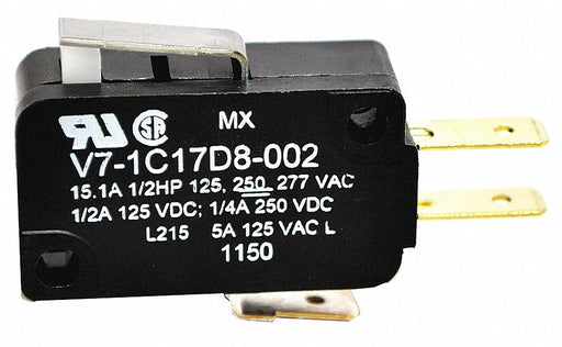 MiniSnapActionSwitch RollerLever 1NO/1NC