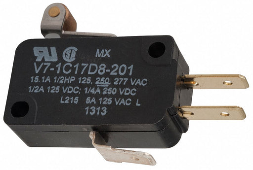 MiniSnapActionSwitch RollerLever 1NO/1NC
