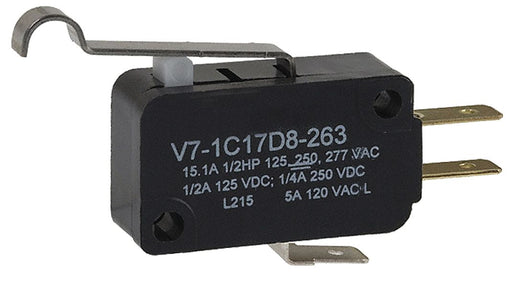 MiniSnapActionSwitch RollerLever 1NO/1NC