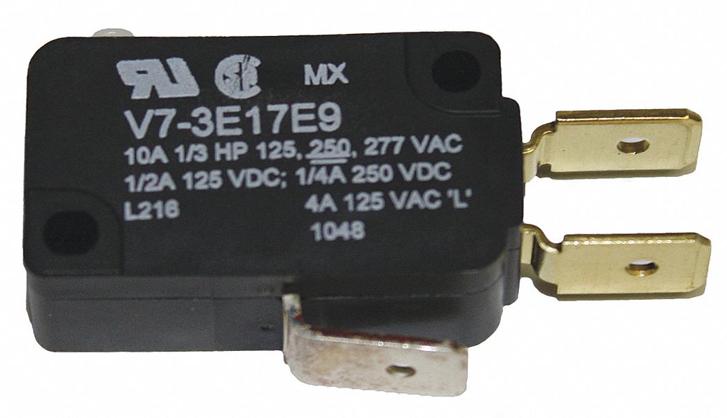 MiniSnapActionSwitch Plunger 1NO/1NC