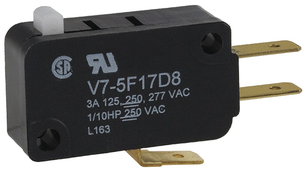 MiniSnapActionSwitch Plunger 1NO/1NC