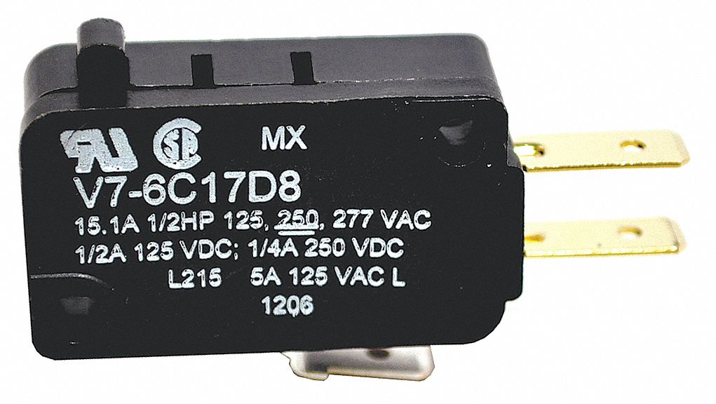 MiniSnapActionSwitch Plunger 1NO/1NC